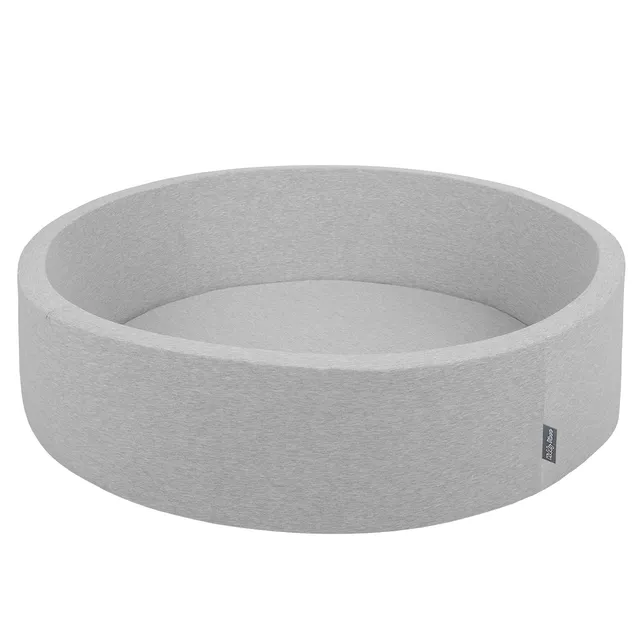kiddymoon-b-llebad-rund-120-x-30-cm-ohne-b-lle-hellgrau-spielbad image 1