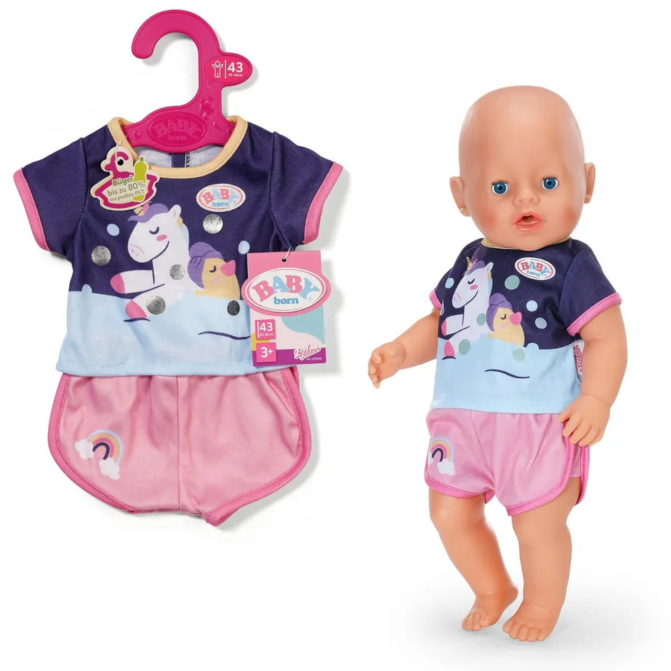 baby-born-einhorn-kurzpyjama-f-r-43-cm-puppen image 1