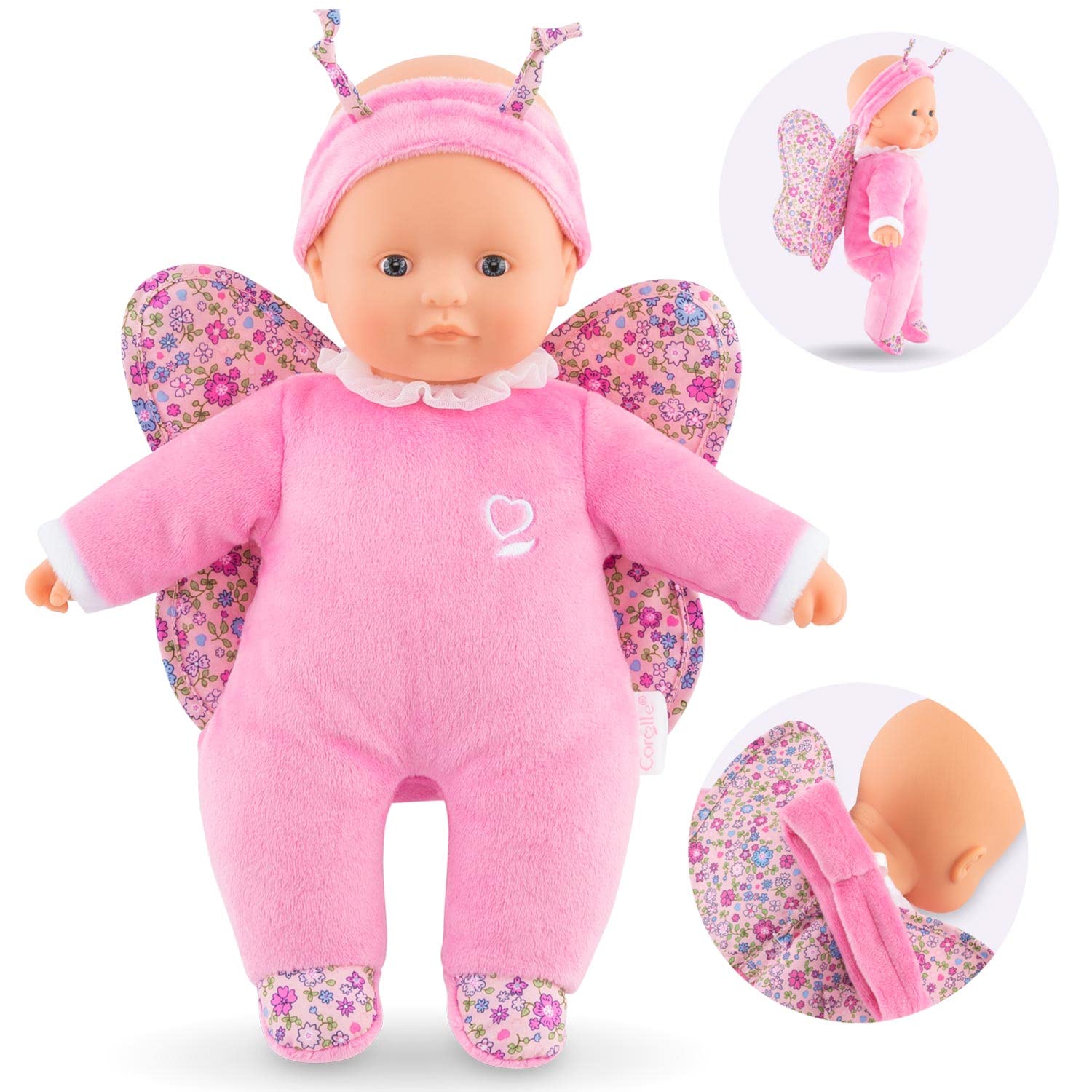 corolle-mon-doudou-sweetheart-schmetterling-weichk-rperpuppe-30-cm image 5