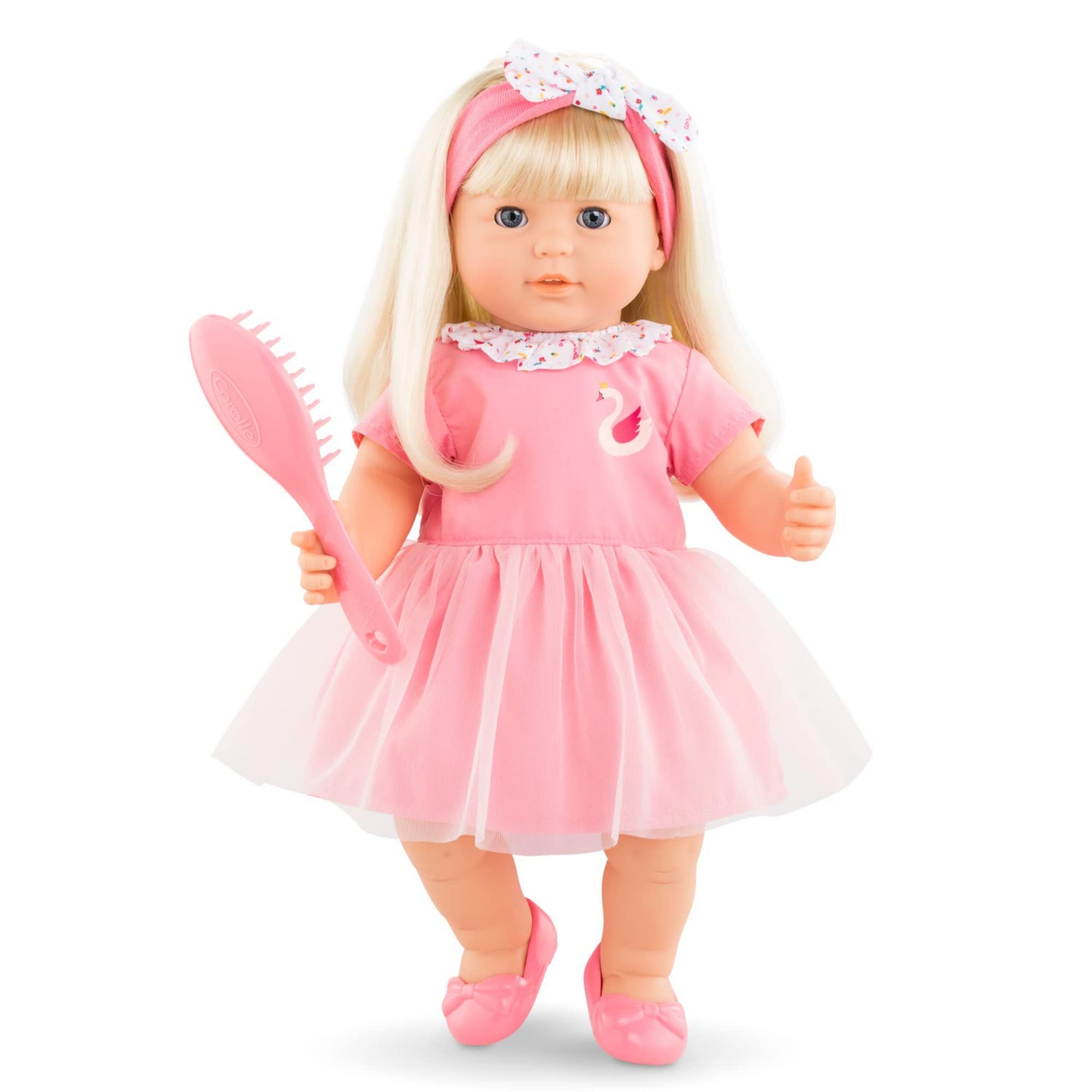 corolle-mon-grand-poupon-adele-puppe-36-cm-mit-langen-blonden-haaren image 3
