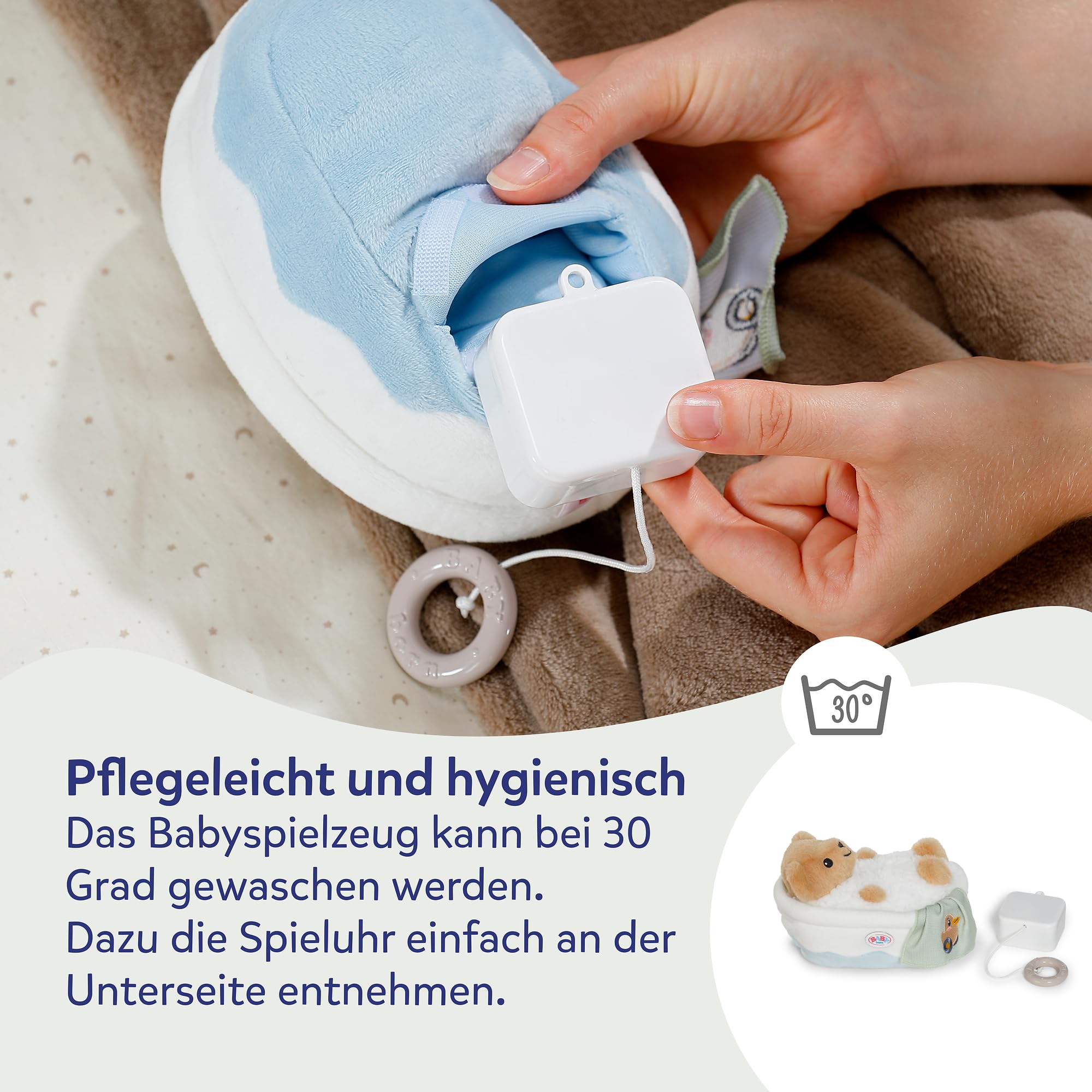 baby-born-for-babies-spieluhr-teddy-18-cm-mit-musikmodul-waschbar image 5