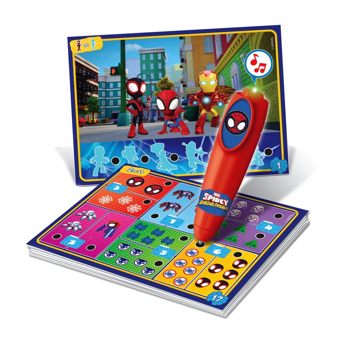 clementoni-education-e-lektor-quiz-basic-spidey-und-seine-freunde-lernspiel image 2