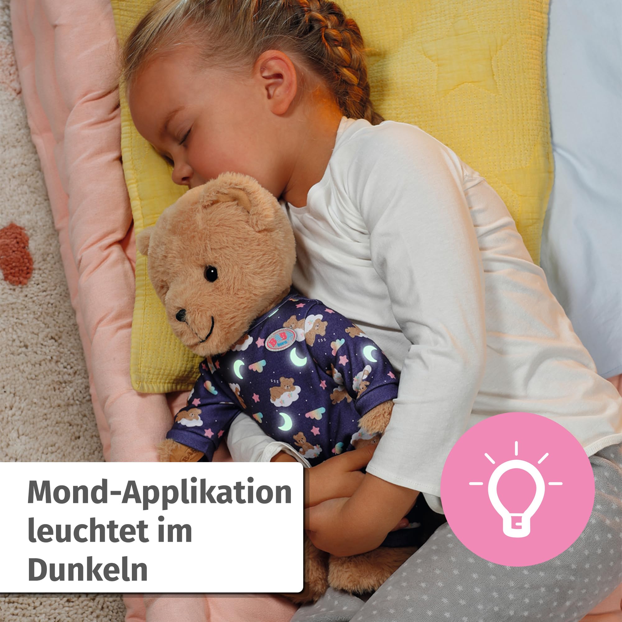baby-born-teddy-schlafanzug-glow-in-the-dark-f-r-43-cm-puppen-und-teddy image 3