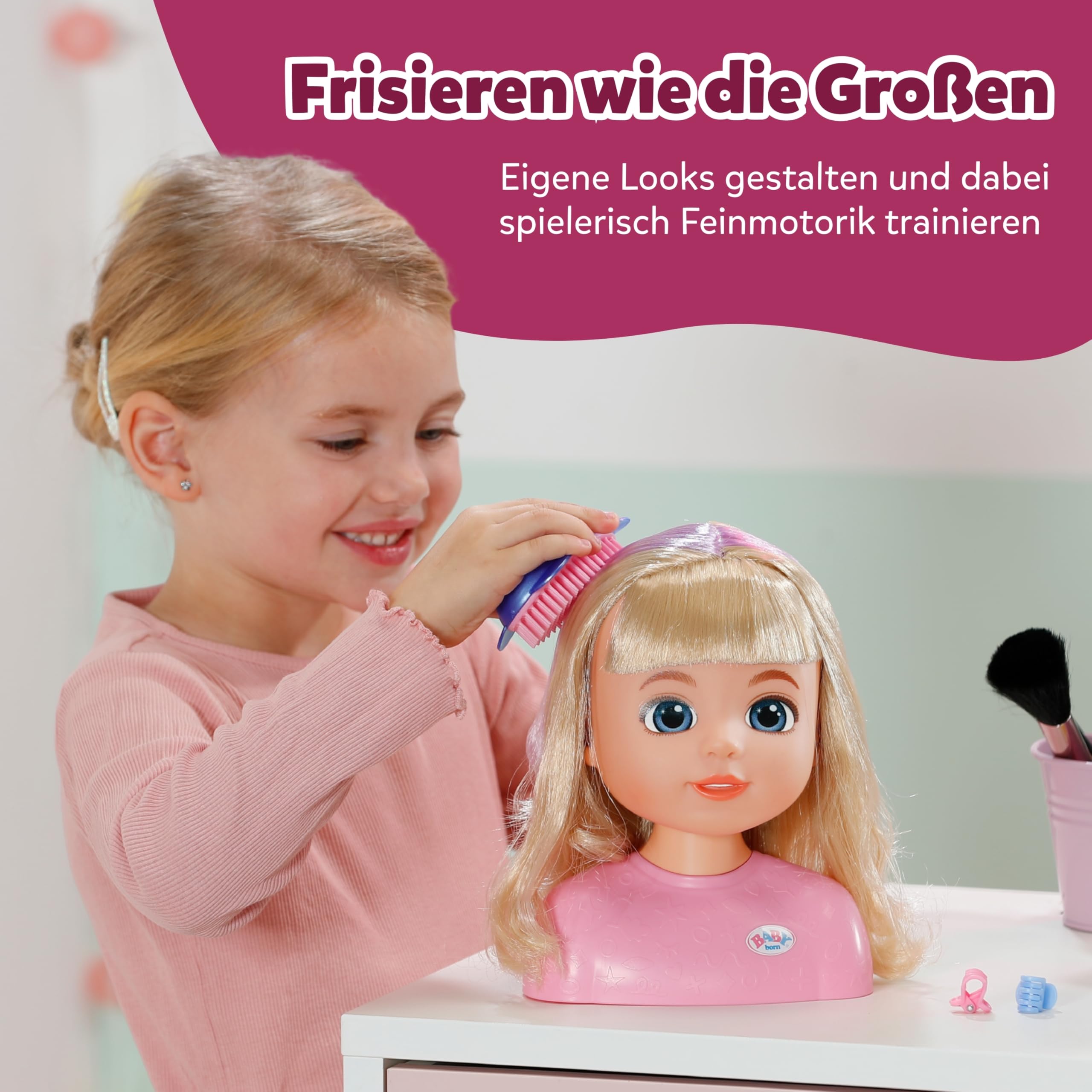 baby-born-stylingkopf-carla-mit-zubeh-r image 5