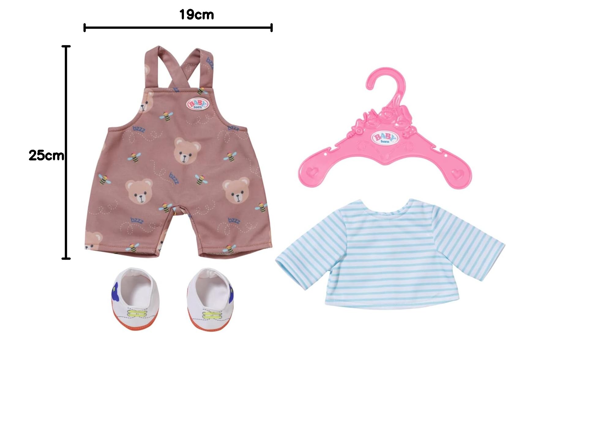 baby-born-b-renanzug-latzhose-mit-shirt-und-schuhen-f-r-43cm-puppen-und-b-r image 6