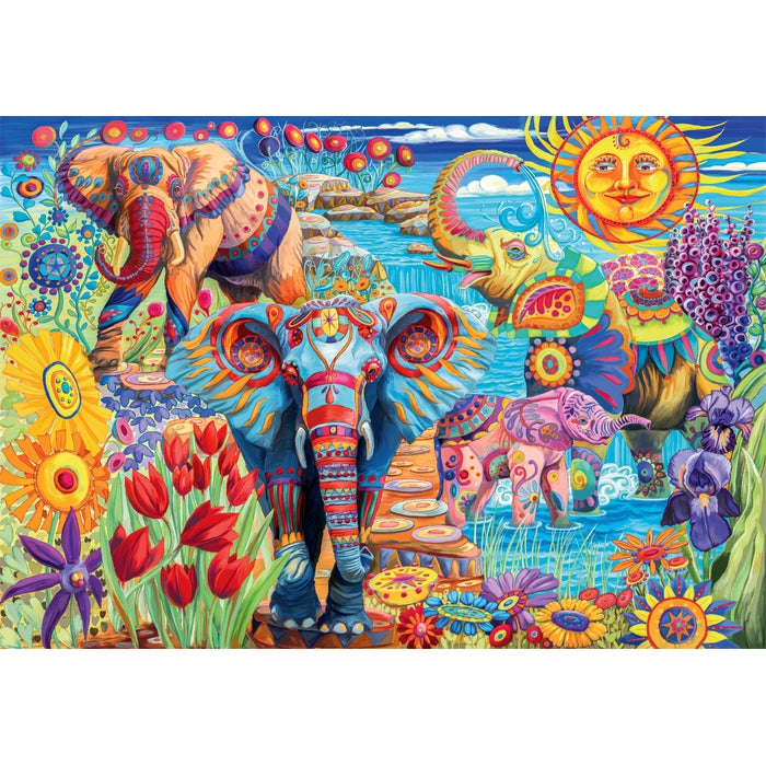 clementoni-elephants-carnival-puzzle-500-teile image 2