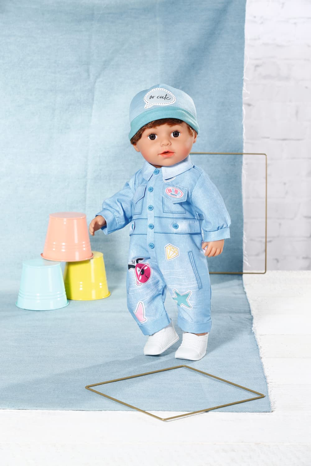 baby-born-deluxe-jeans-overall-43cm-puppenkleidung-set image 4