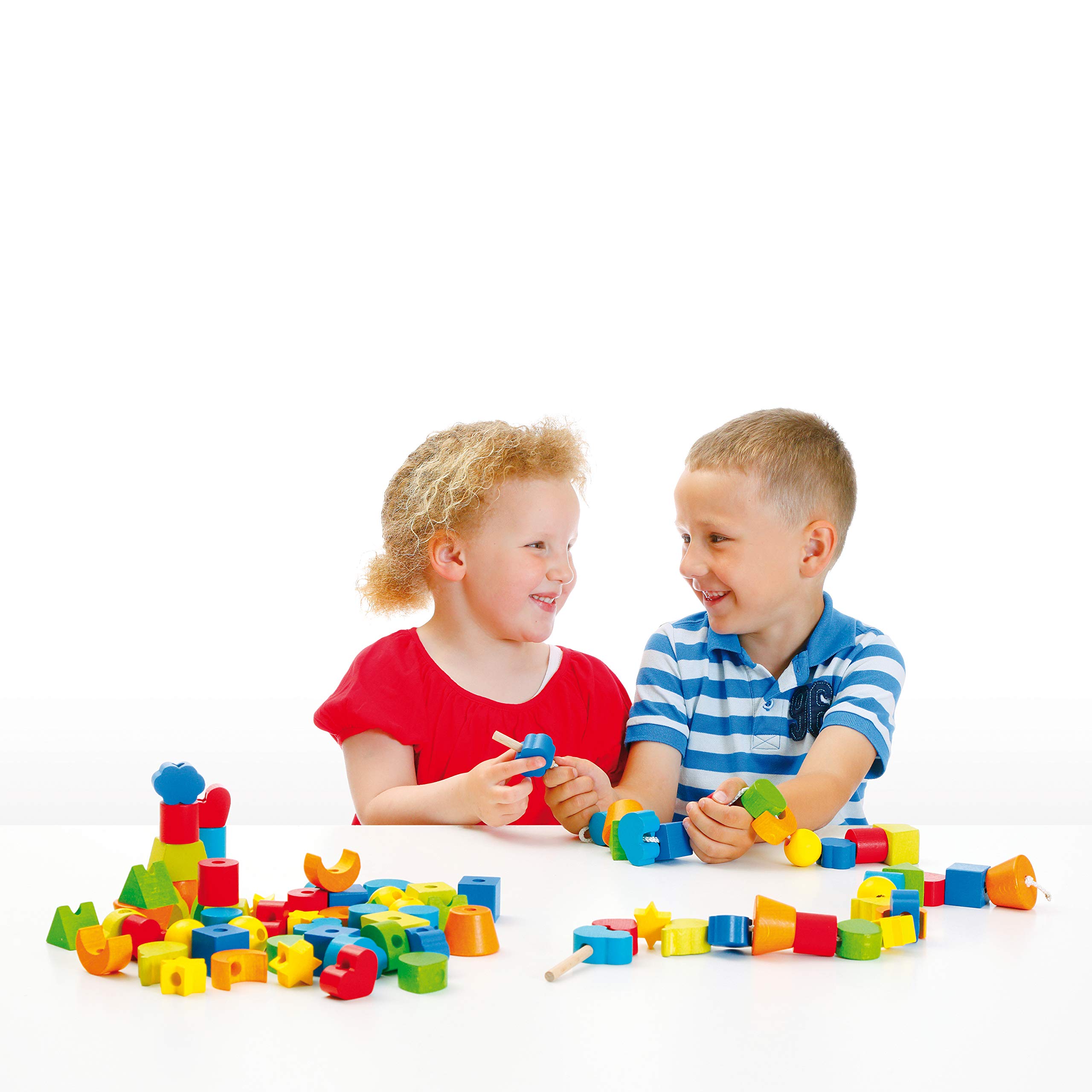 erzi-42518-f-delsteine-lernspiel-90-holzteile-mit-f-delschn-ren-im-eimer image 2