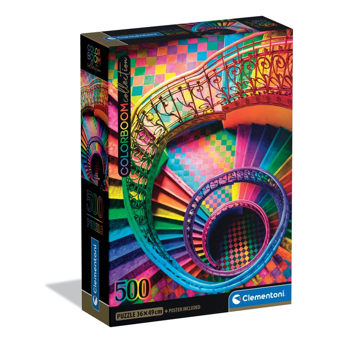 clementoni-colorboom-stairs-puzzle-500-teile-49-x-36-cm image 1