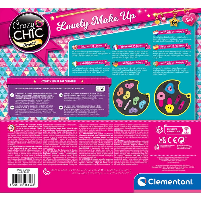 clementoni-crazy-chic-lovely-make-up-einhorn-schminktasche image 4