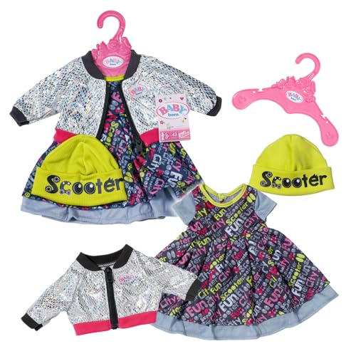 baby-born-e-scooter-outfit-837672-f-r-43-cm-puppen-kleid-jacke-m-tze image 6