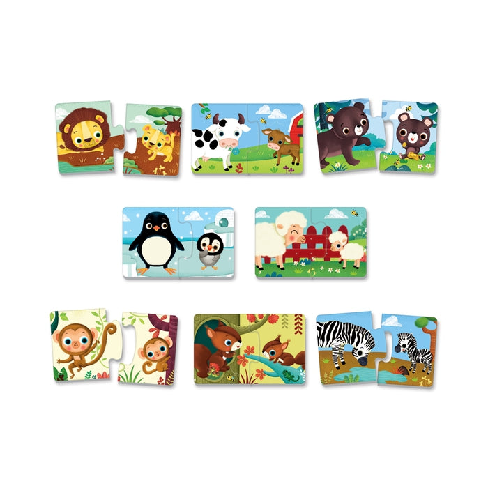 clementoni-tiere-und-tierkinder-assoziationsspiel-puzzle-ab-1-3-jahre image 3