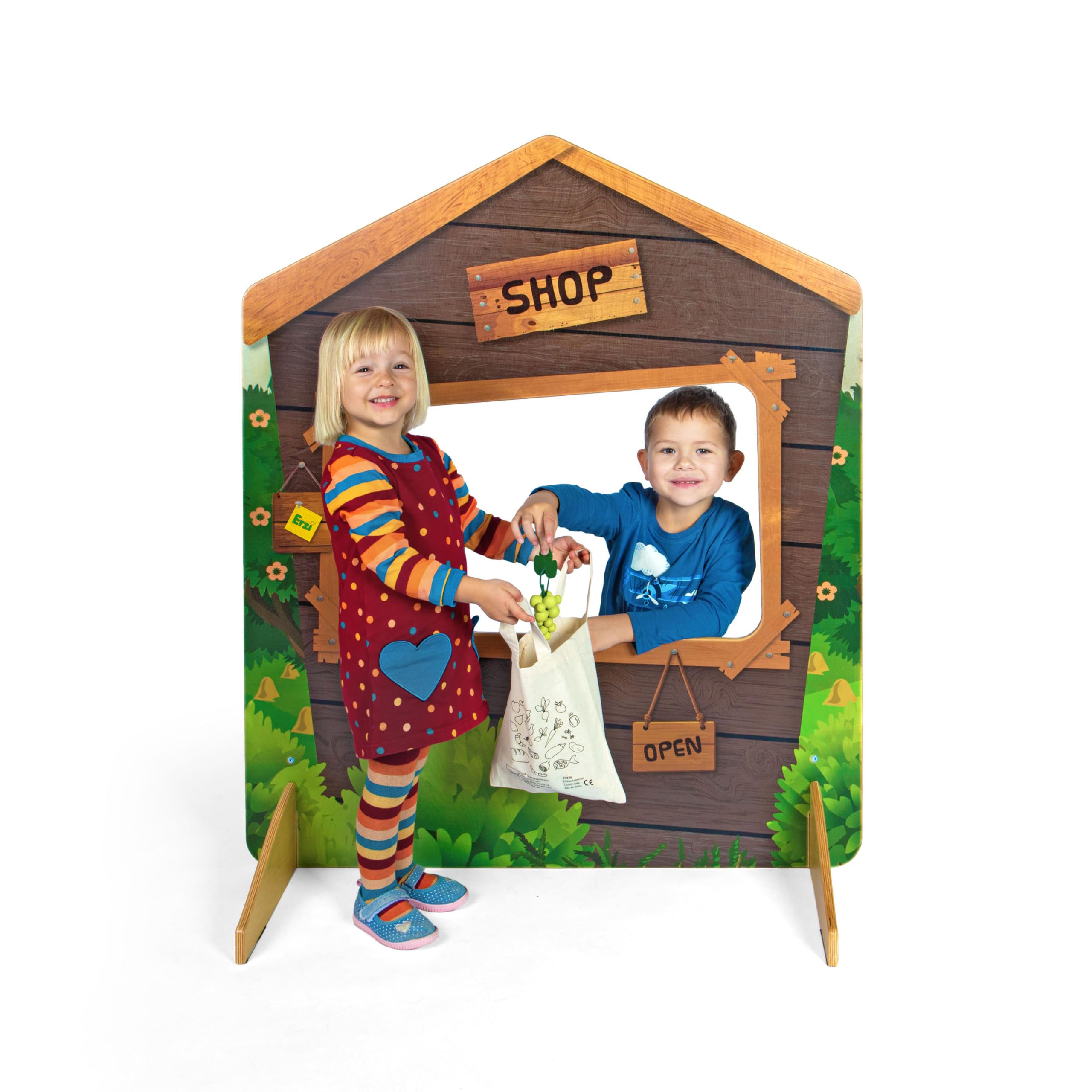 erzi-51214-spielhaus-elemente-bundle-home-shop-stage-aus-holz image 8