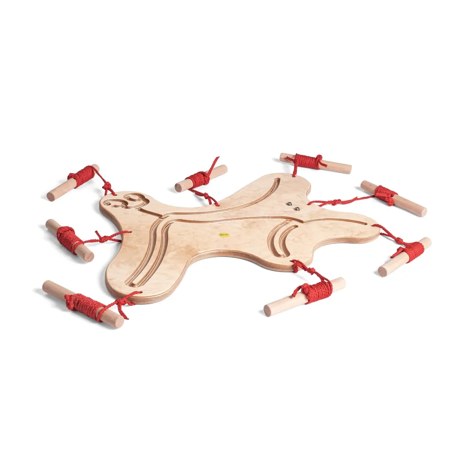 erzi-44375-teamgeist-balancespiel-aus-holz-teamspiel-f-r-2-9-spieler image 1