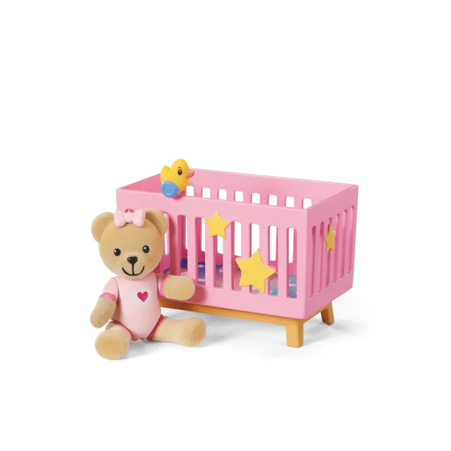 baby-born-minis-laufstall-spielset-mit-teddy-und-ente-berta image 1