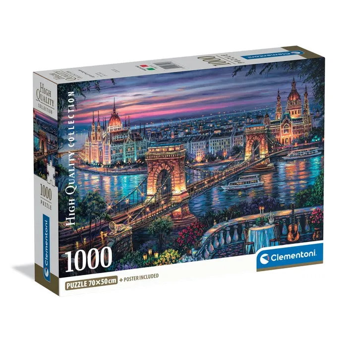clementoni-lights-of-the-danube-panorama-puzzle-1000-teile-70-x-50-cm image 1