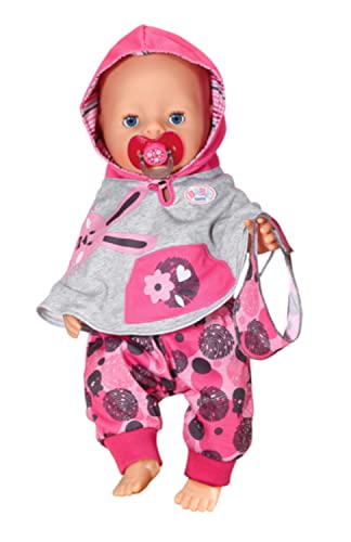 baby-born-erstausstattung-9-teiliges-bekleidungsset-grau-rosa-f-r-43-cm-puppen image 7