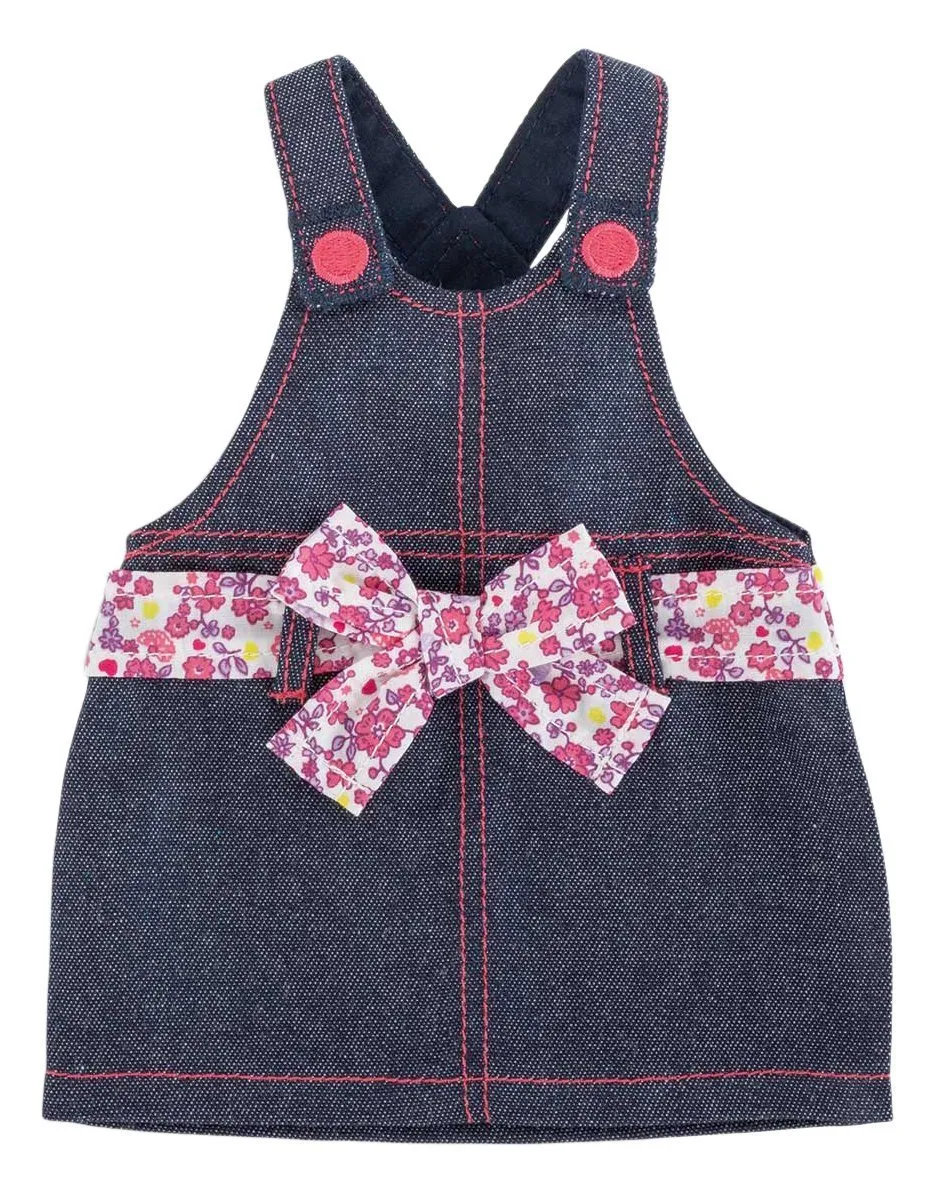 corolle-ma-corolle-jeanskleid-mit-taillenband-36-cm-puppenkleid image 1