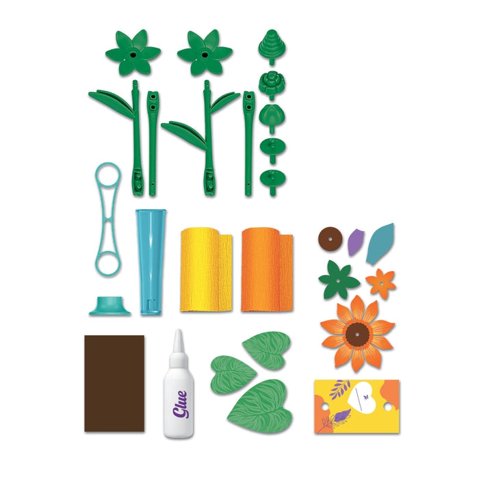 clementoni-idea-deine-blumen-kreationen-sonnenblume-bastelset image 3