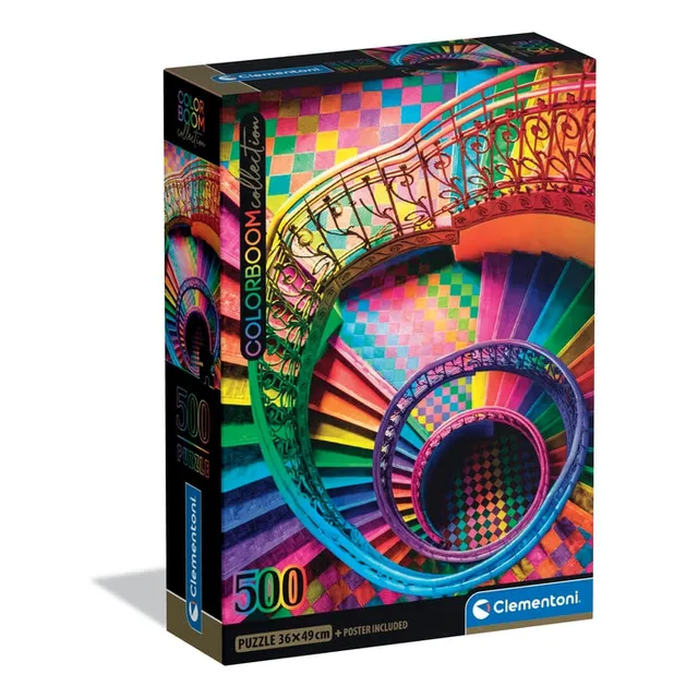 clementoni-colorboom-stairs-puzzle-500-teile-49-x-36-cm image 1