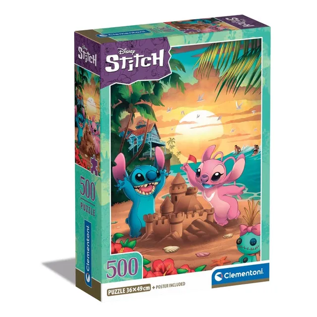 clementoni-disney-stitch-puzzle-500-teile image 1