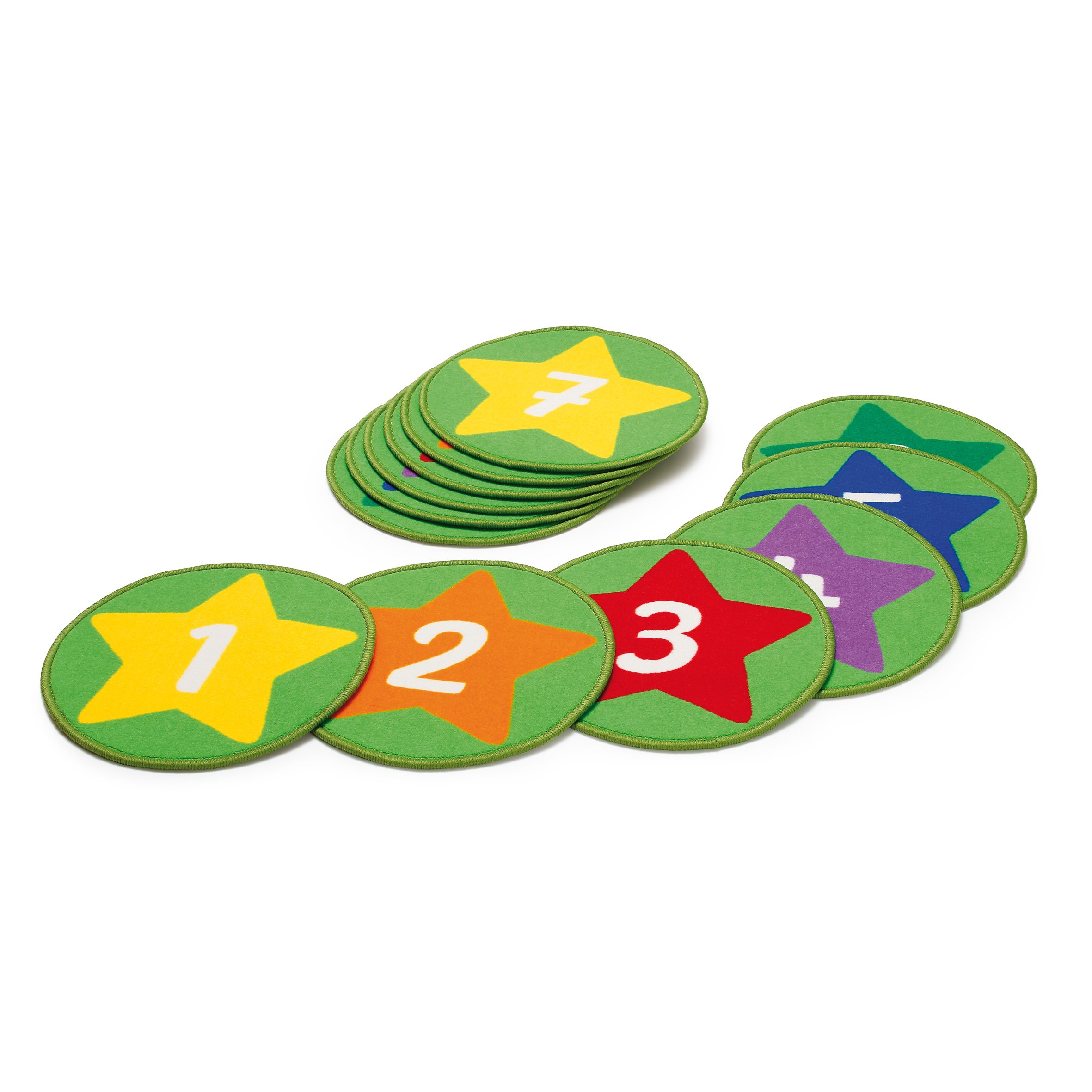 erzi-51171-circelino-zahlenteppiche-12-teiliges-sitzteppich-set-40-x-40-cm image 1