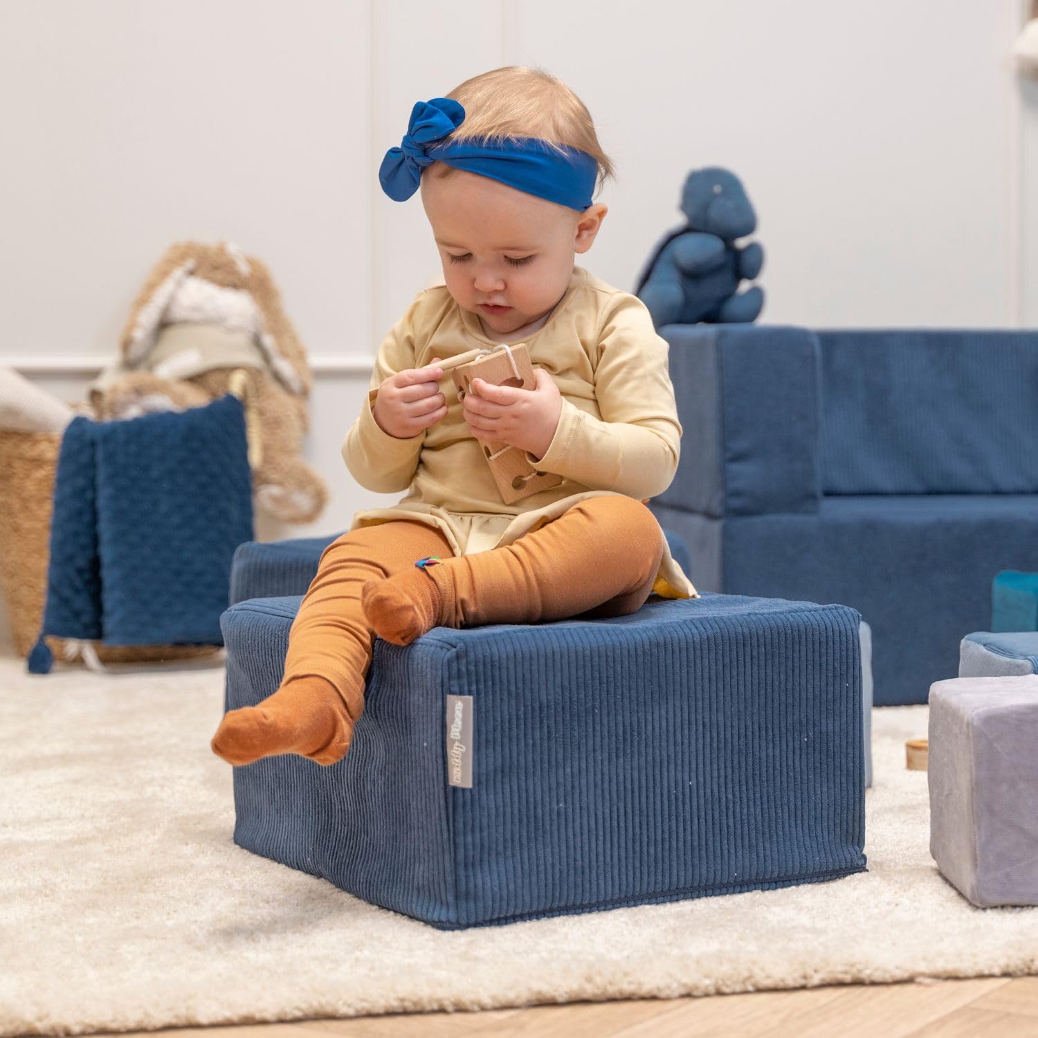 kiddymoon-set-aus-2-weichen-kinderpuffen-39x33x19-cm-gerippter-stoff-dunkelbeige image 6