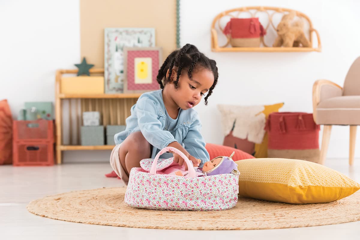 corolle-mon-premier-babytragetasche-floral-mit-decke-f-r-30-cm-puppen image 2