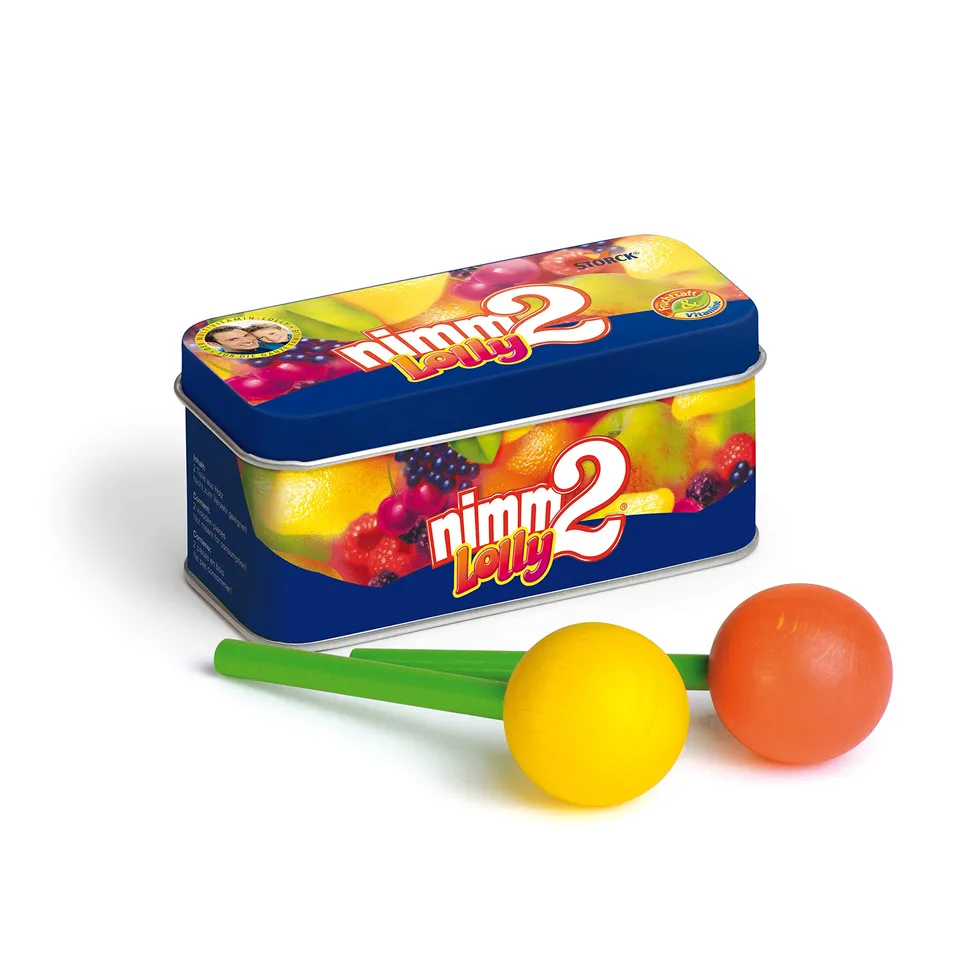 erzi-14371-nimm2-lollies-aus-holz-in-der-dose-kaufladenspielzeug image 1
