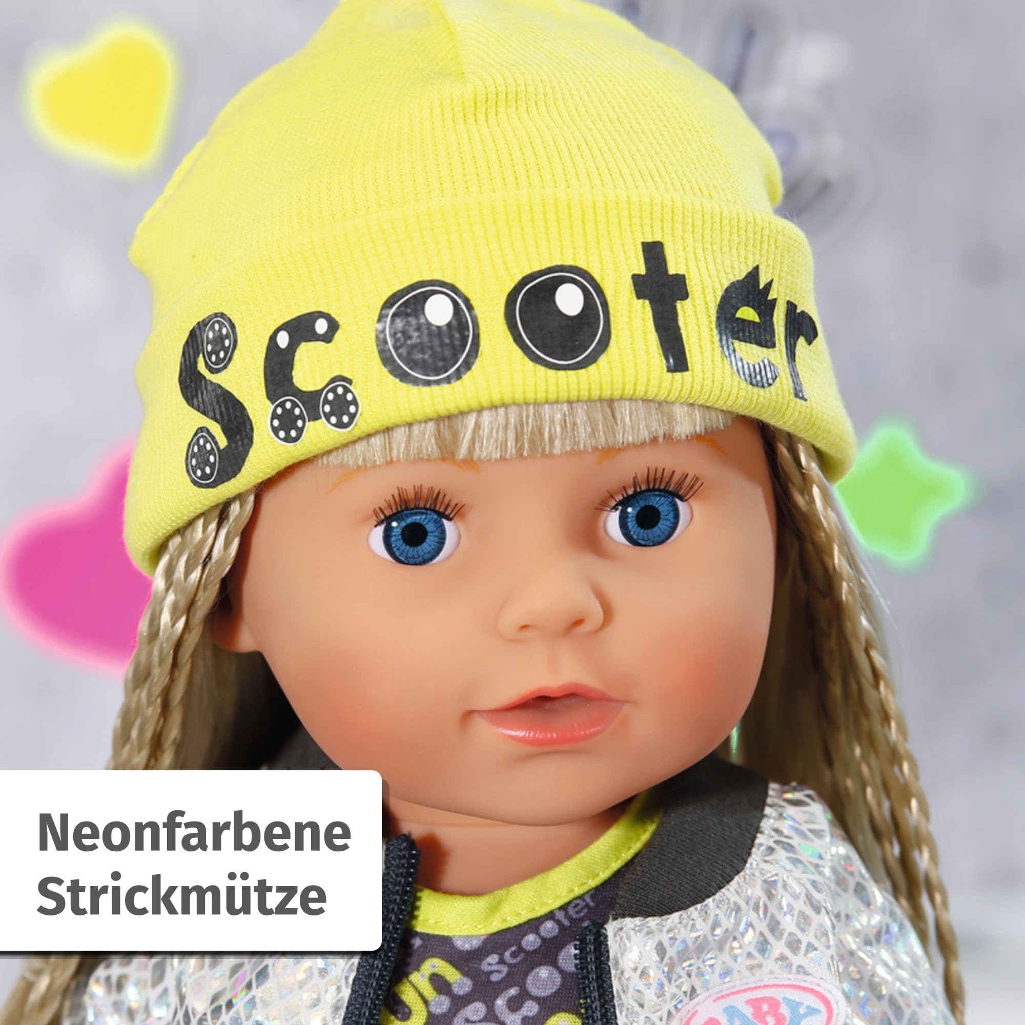 baby-born-e-scooter-outfit-837672-f-r-43-cm-puppen-kleid-jacke-m-tze image 3