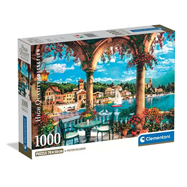 clementoni-balcony-view-of-lake-como-panorama-puzzle-1000-teile image 1