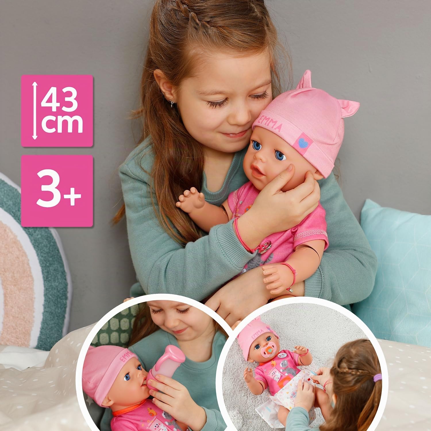 baby-born-emma-43-cm-babypuppe-mit-click-play-10-funktionen image 6