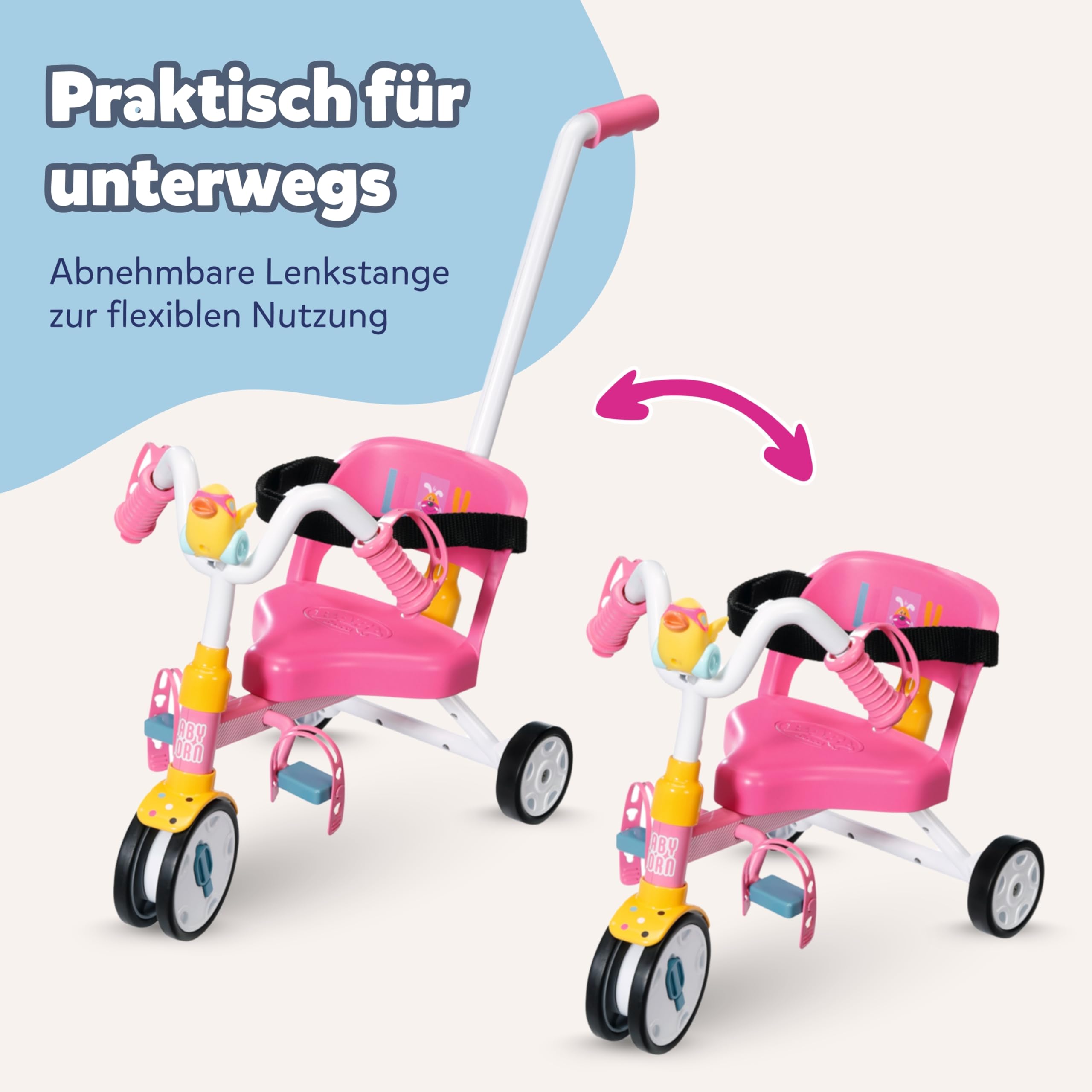 baby-born-dreirad-f-r-36-cm-und-43-cm-puppen-wei-rosa image 5