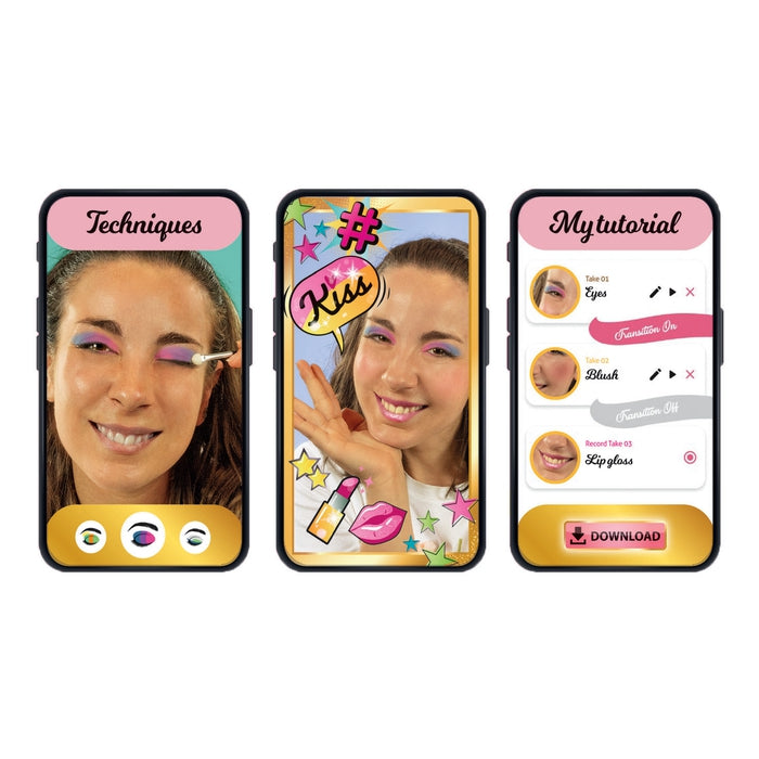 clementoni-crazy-chic-make-up-artist-set-mit-ringlicht image 4
