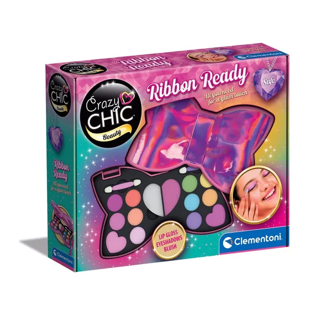 clementoni-crazy-chic-ribbon-ready-schminktasche-schleife image 1