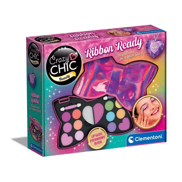 clementoni-crazy-chic-ribbon-ready-schminktasche-schleife image 1
