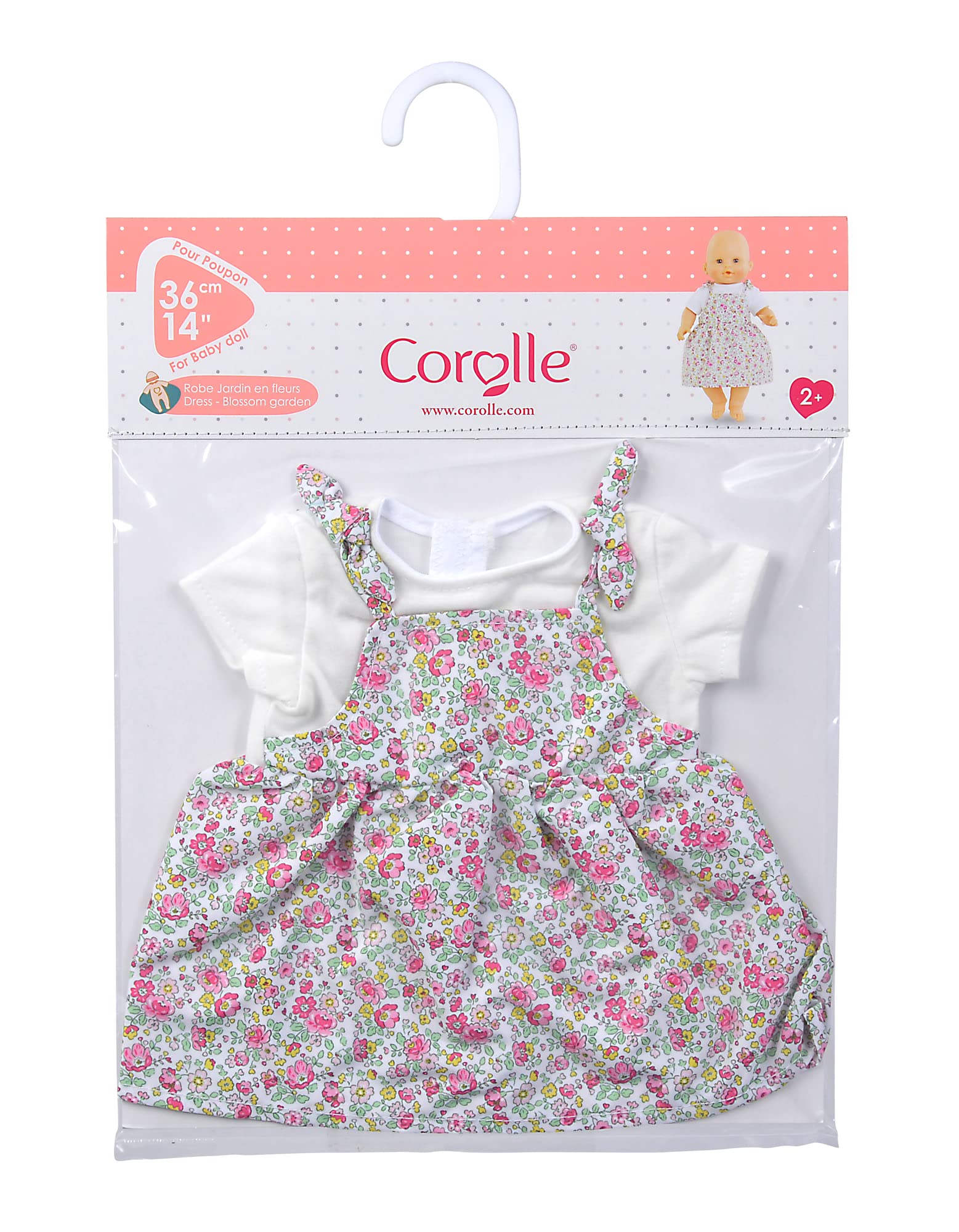 corolle-9000141160-mon-grand-poupon-kleid-blumengarten-f-r-36-cm-babypuppen image 3