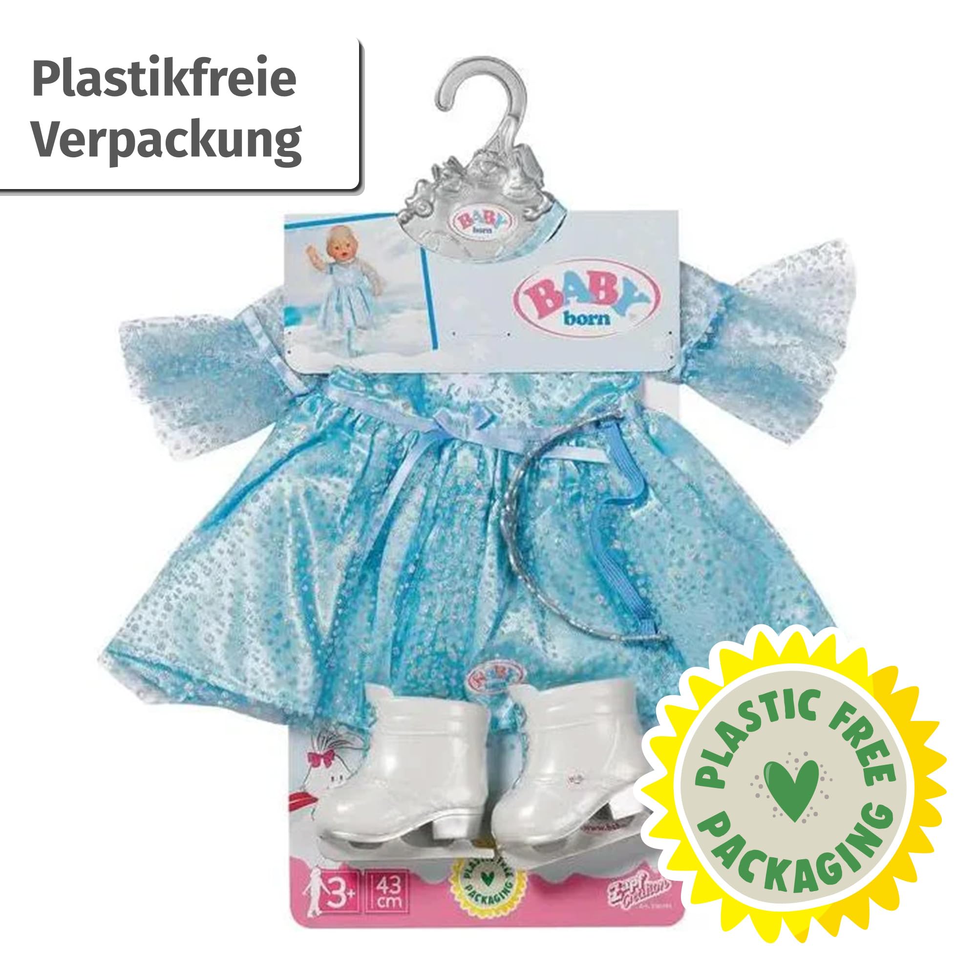 baby-born-eisprinzessin-43cm-kleid-mit-schlittschuhen-und-tiara image 8