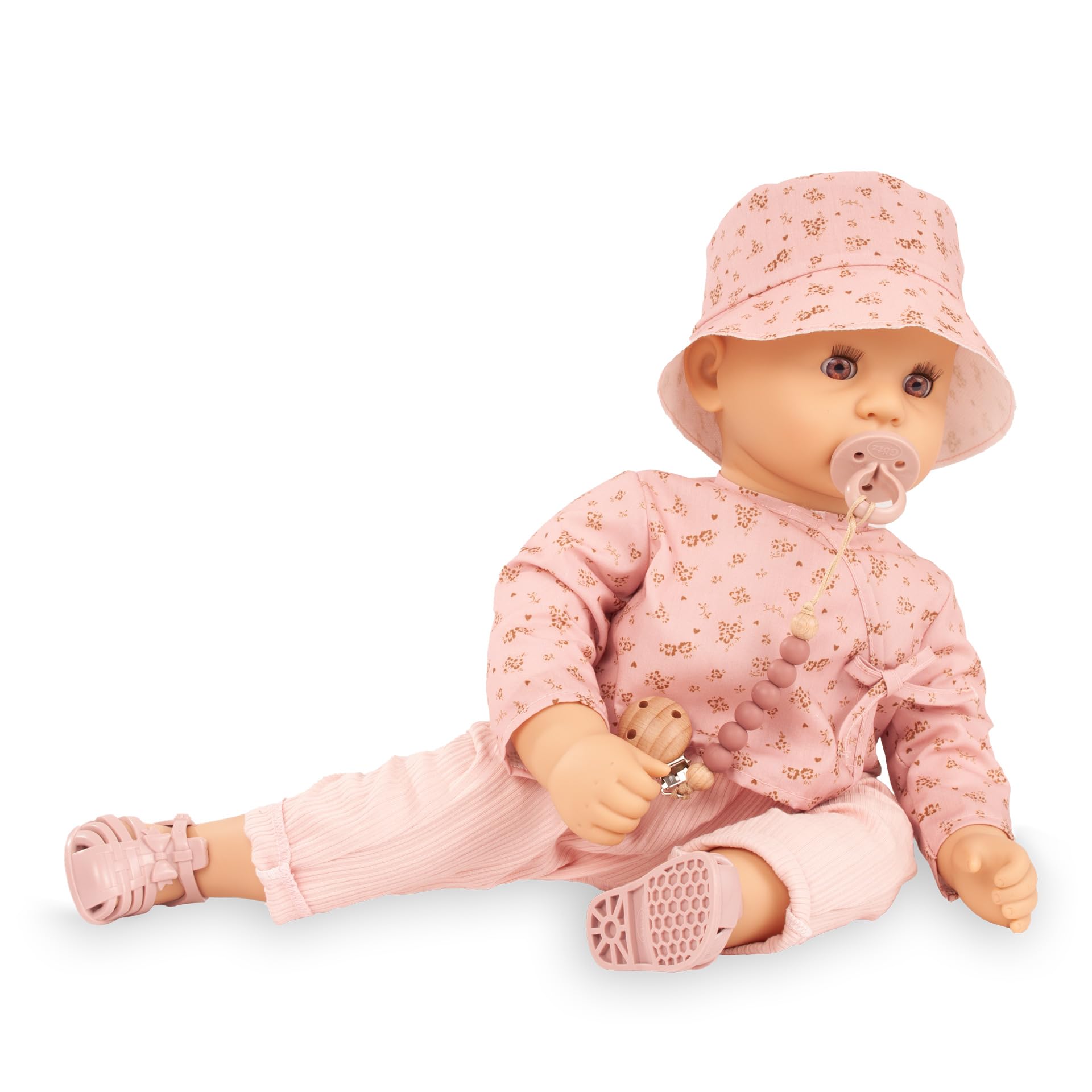 g-tz-cookie-millefleur-puppe-48-cm-babypuppe-mit-schlafaugen-9-teilig image 3