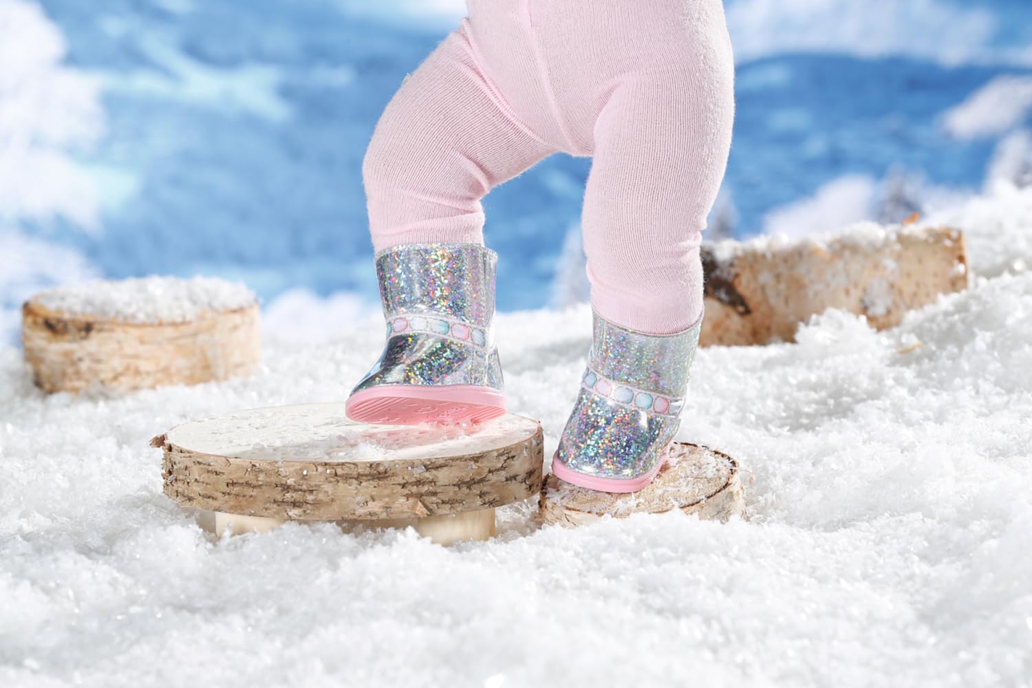 baby-born-winterstiefel-niedrig-silber-831793-puppenschuhe-f-r-43cm-puppen image 4