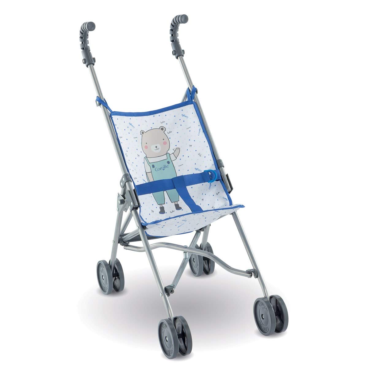 corolle-9000140730-mon-grand-poupon-puppenbuggy-blau-f-r-36-42-cm image 1