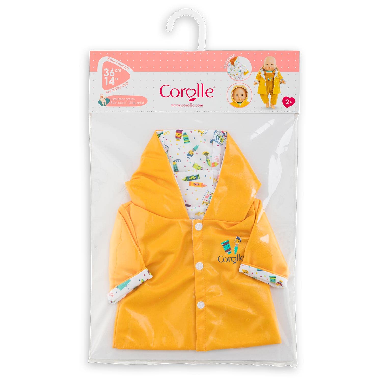 corolle-mon-grand-poupon-regenmantel-k-nstler-f-r-36cm-babypuppen image 5