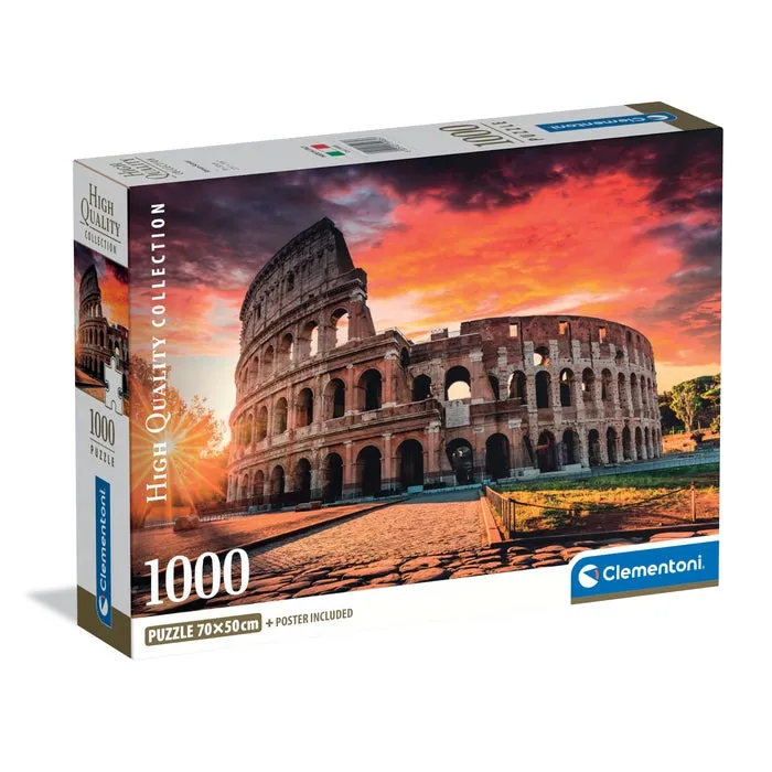 clementoni-roman-sunset-puzzle-1000-teile-70-x-50-cm image 1