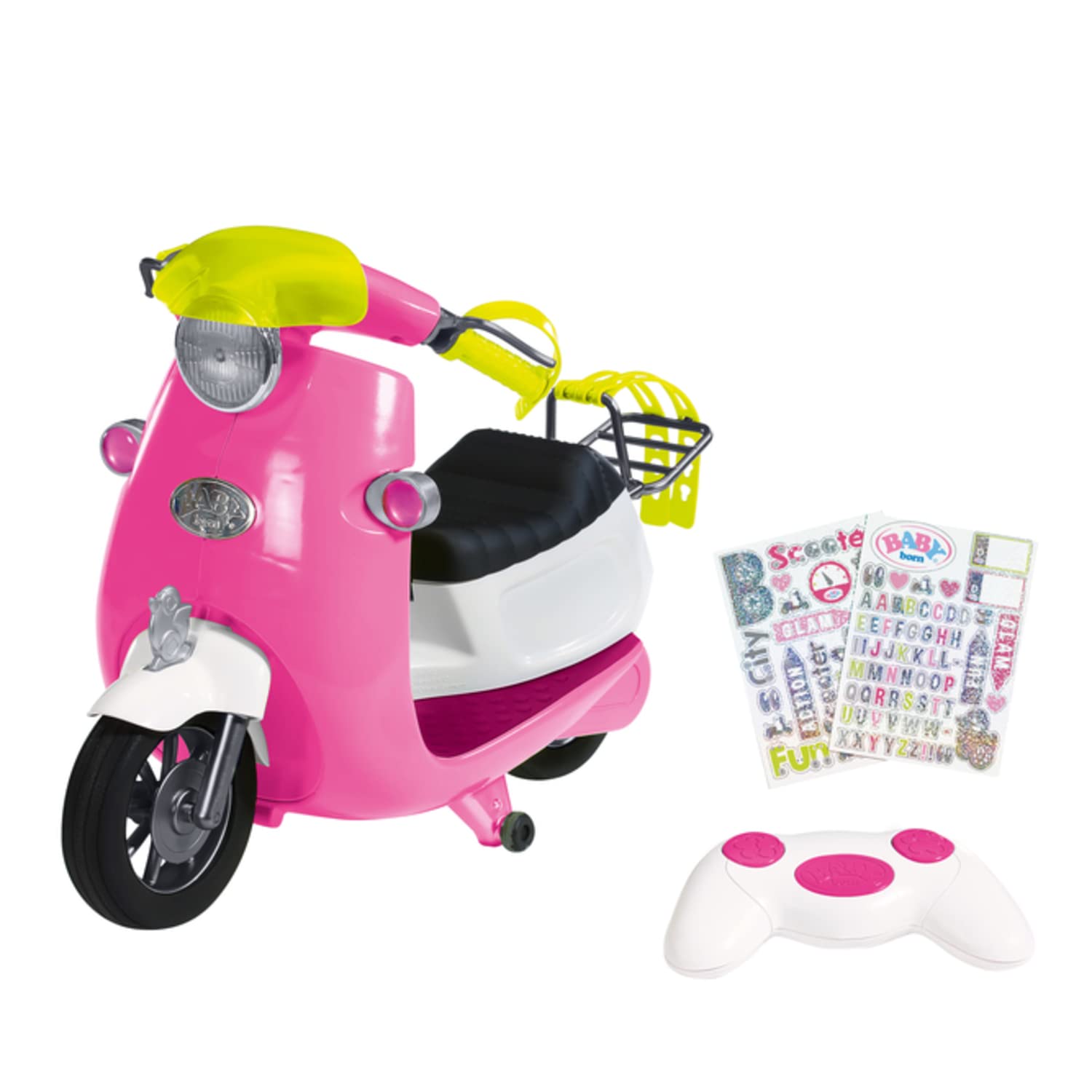 baby-born-city-rc-glam-scooter-ferngesteuert-mit-licht-f-r-puppen-rosa image 4