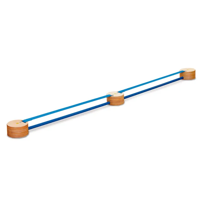 erzi-46401-slackspot-double-aus-holz-slacksystem-mit-3-spots-und-2-slacklines image 1