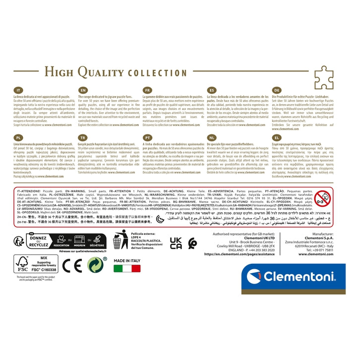clementoni-adult-puzzle-close-together-500-teile-tier-puzzle-49-x-36-cm image 8