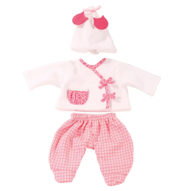 g-tz-3402588-kombi-leo-karo-puppenkleidung-gr-s-30-33-cm-3-teilig image 1