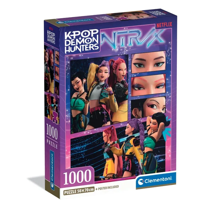 clementoni-kpop-demon-hunters-puzzle-1000-teile-70-x-50-cm image 1