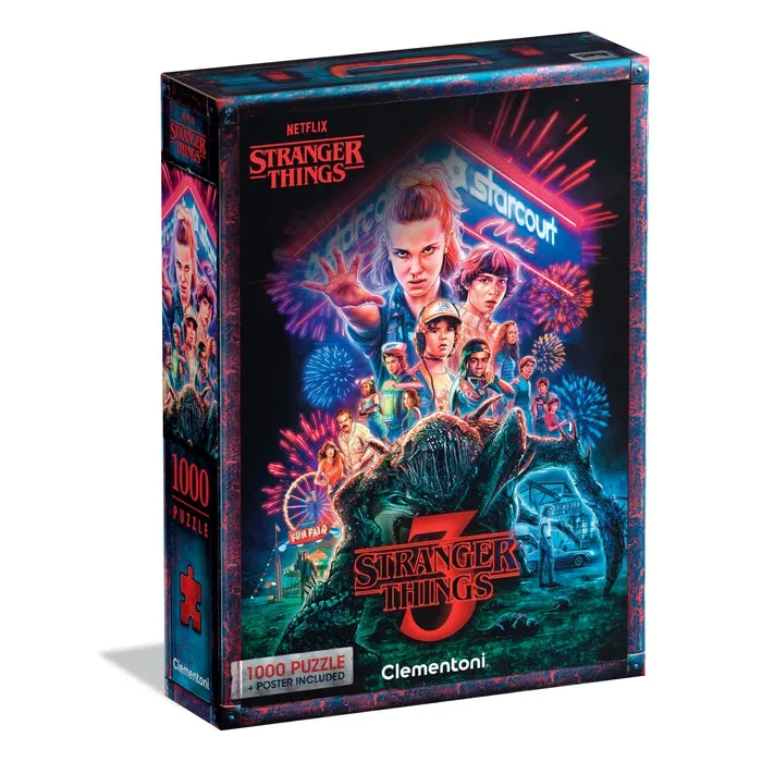 clementoni-puzzle-stranger-things-s03-1000-teile-70-x-50-cm image 1