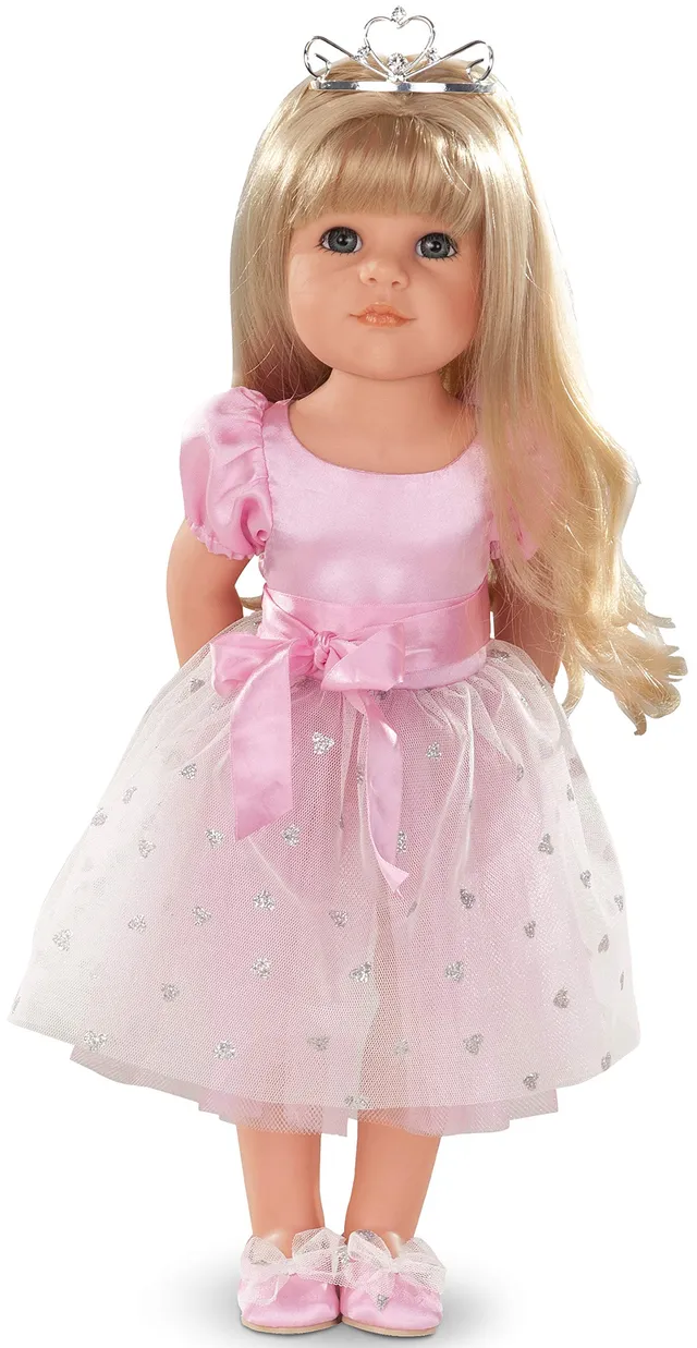g-tz-hannah-als-prinzessin-stehpuppe-50-cm-11-teilig-mit-prinzessinnenkleid-und- image 1